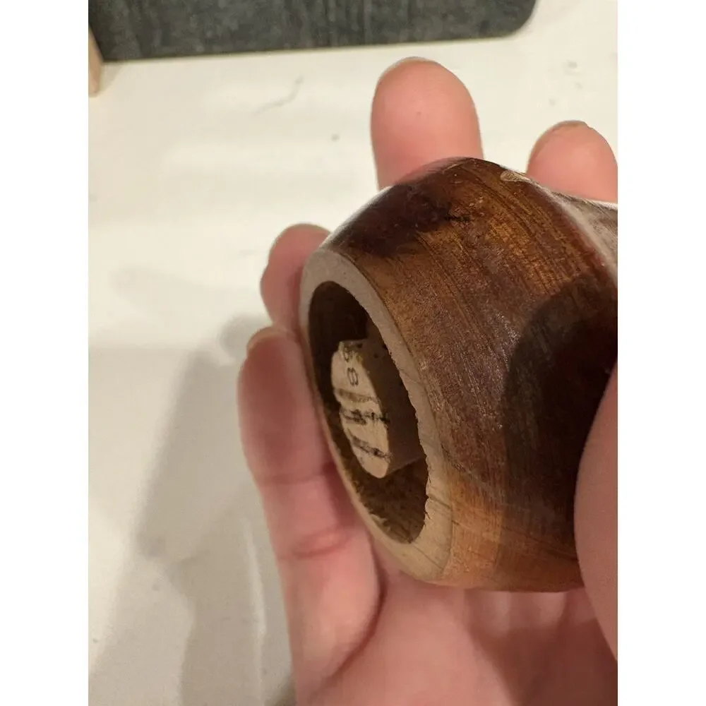 Vintage Topinabee Mich Wooden Salt & Pepper Shakers-Mid Century Modern